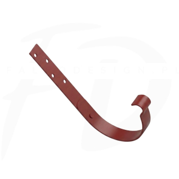 Hak dokrokwiowy stalowy ∅ 150 firmy KROP kolor czerwony